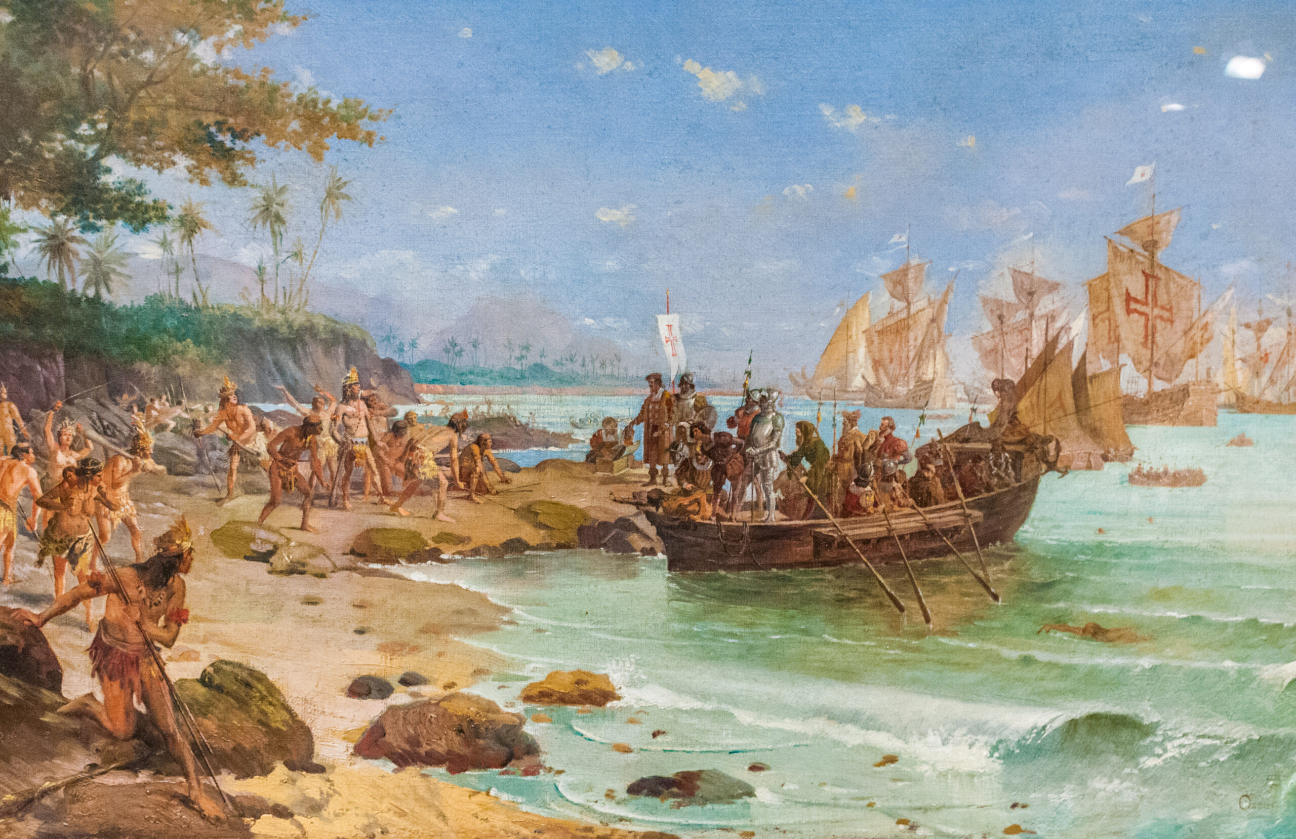 C300 - Desembarque_de_Pedro_Álvares_Cabral_em_Porto_Seguro_em_1500_by_Oscar_Pereira_da_Silva_(1865–1939)
